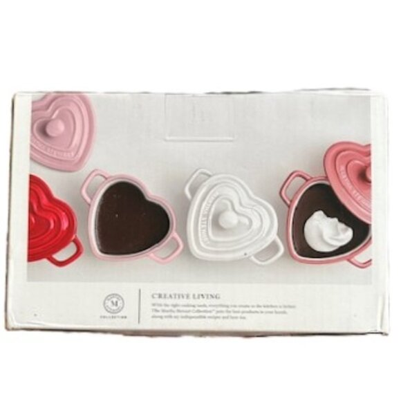 Martha Stewart Collector's Ceramic Heart-Shaped Cocottes - Picture 4 of 5